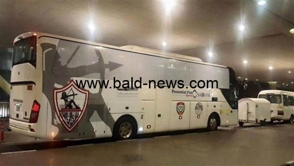 حافلة الزمالك تصل ستاد المقاولون العرب لمواجهة سموحة