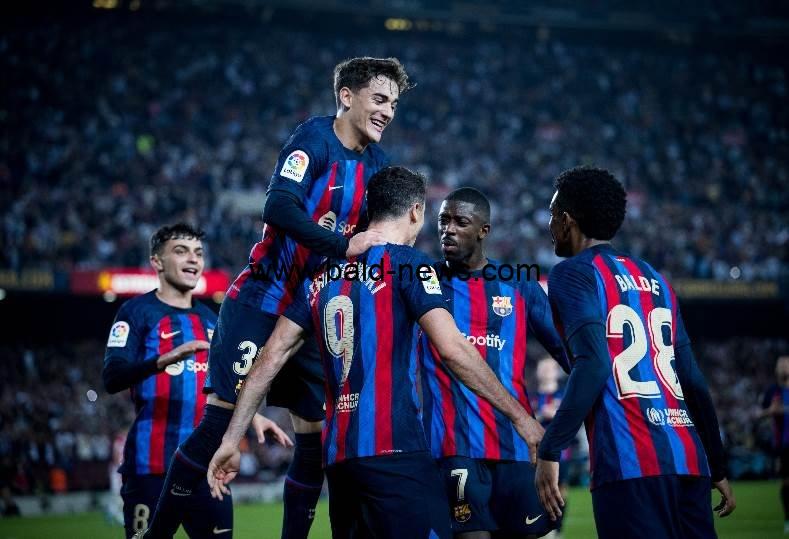 تشكيل برشلونة ضد جيرونا اليوم في الدوري الاسباني 2023