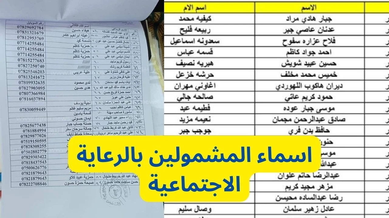 ” مظلتي اخر تحديث spa.gov ” الاسماء المشمولة في الرعاية الاجتماعية 2023 العراق منصة مظلتي اسماء المقبولين في الوجبة التاسعة والاخيرة