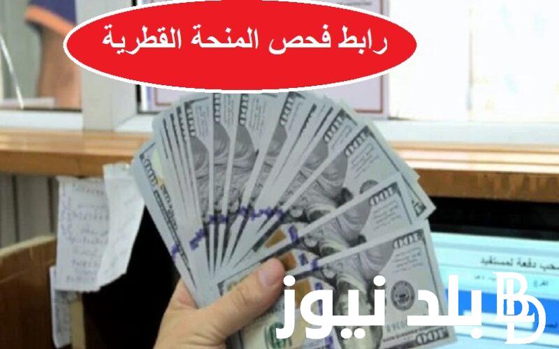 منحة ال100 دولار الشهر الحالى.. رابط فحص المنحة القطرية 2023 بقيمة 100 دولار query.gov.ps