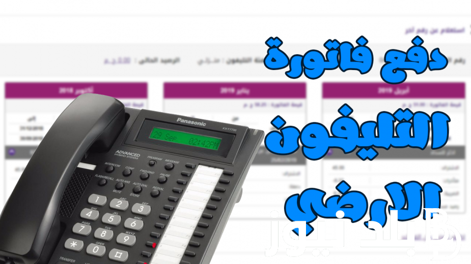 الاستعلام عن فواتير التليفون الأرضي بالاسم والرقم من خلال موقع المصرية للاتصالات We