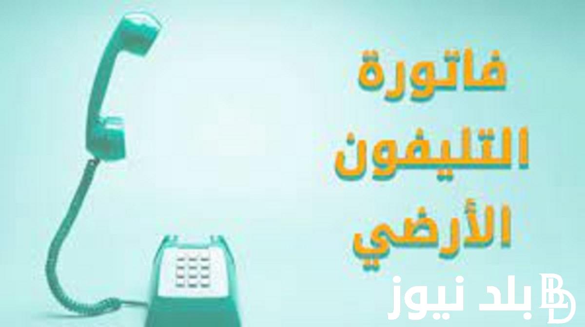 “الحق سدد قبل الغرامة” فاتورة التليفون الأرضي لشهر أكتوبر 2023 ورابط الاستعلام عنها عبر الشركة المصرية للاتصالات billing.te.eg