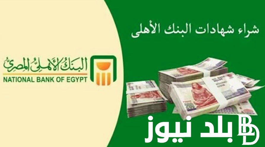 شهادات البنك الأهلي المصري 2023 بعائد يصل الي 22% بشكل شهري