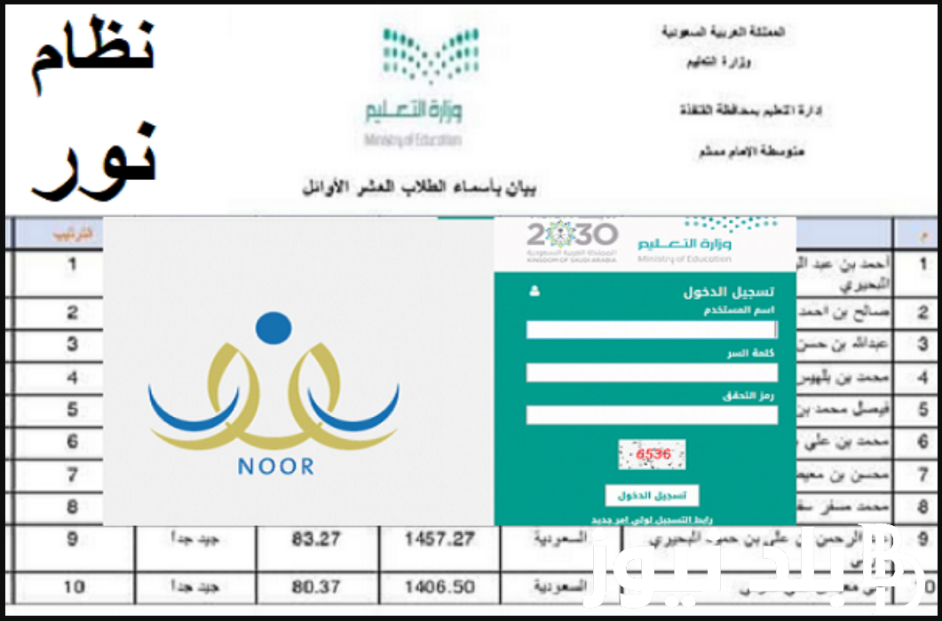 ” NOOR بدون رقم سري “.. رابط الاستعلام عن نتائج نور 1445 برقم الهوية “الابتدائي – المتوسط – الثانوي”