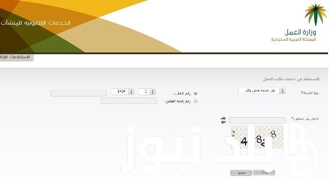 لينك الاستعلام عن خدمات مكتب العمل 1445 برقم الهوية عبر موقع وزارة العمل والتنمية الاجتماعية