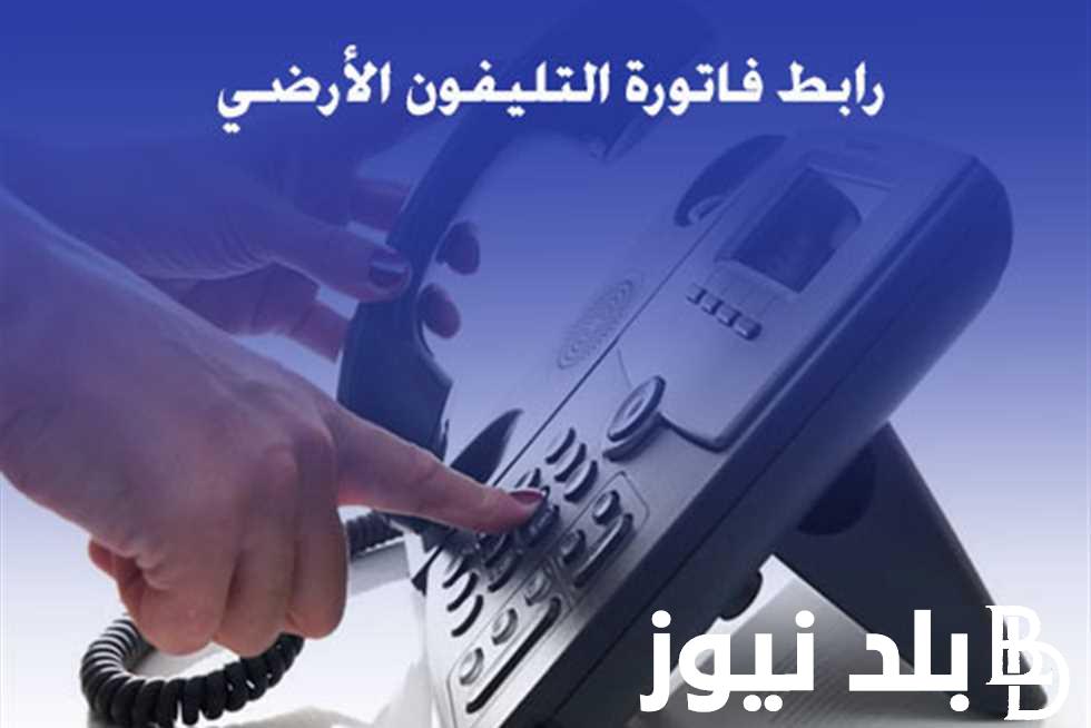 دفع فاتورة التليفون الارضي لشهر يناير 2024 عبر te.eg/sl/Landline بالخطوات الكاملة