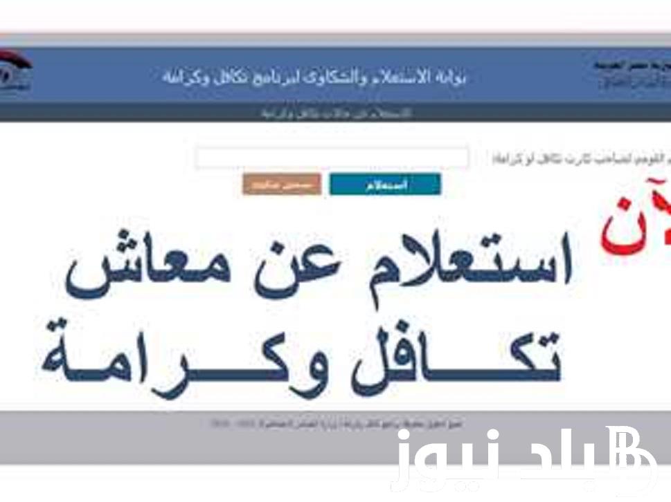 HERE.. بوابه الاستعلام عن تكافل وكرامه 2024 عبر موقع tk.moss.gov.eg وشروط استحقاق الدعم