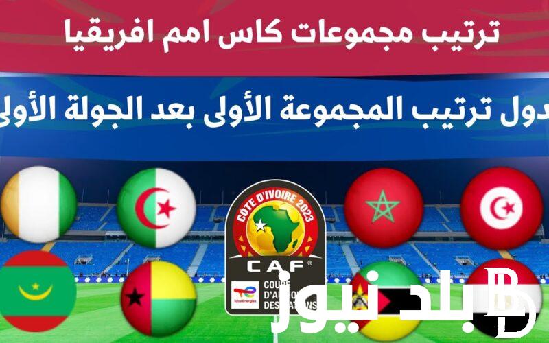 ترتيب مجموعه مصر كاس امم افريقيا 2024 قبل مواجهه الرأس الأخضر