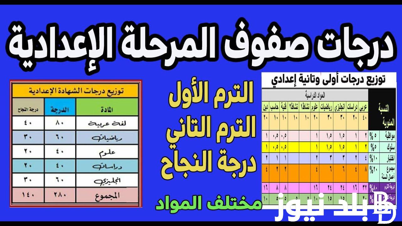نتائج الطلاب.. توزيع درجات الصف الثاني الاعدادي الترم الاول 2024 والمجموع الكلي وموعد الاعلان عن النتيجة