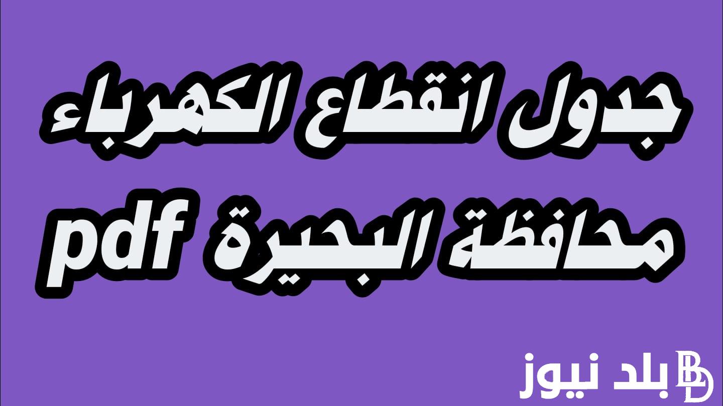 “مشكلة الكهرباء هتتحل خلاص” مواعيد قطع الكهرباء الجديدة في البحيرة.. شركة الكهرباء تكشف التفاصيل