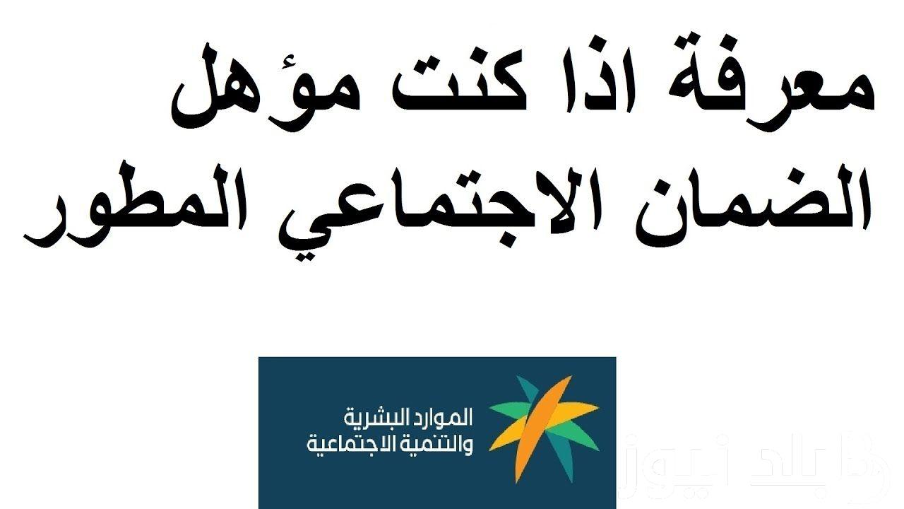 “الآن” رابط الضمان الاجتماعي المطور 1445 استعلام برقم الهوية وموعد صدور نتائج الاهلية