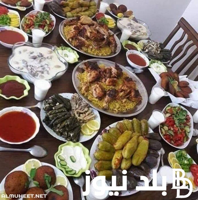 جدول اكلات رمضان بالصور | قائمة أكلات لشهر رمضان توفر عليك مجهود التفكير