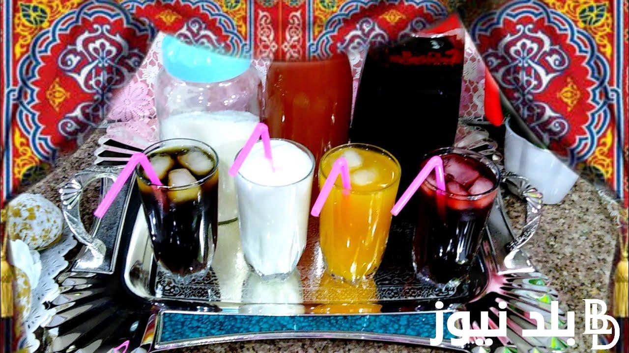 طريقة عمل السوبيا والتمر فى رمضان والمكوانات اللازمه للتحضير