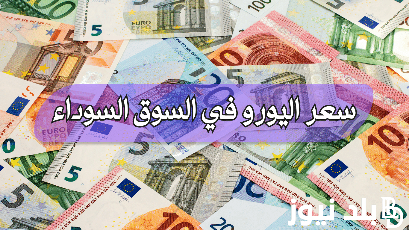 يواصل الانخفاض.. اسعار اليورو اليوم فى السوق السوداء الاثنين 4/3/2024 مقابل الجنيه المصري