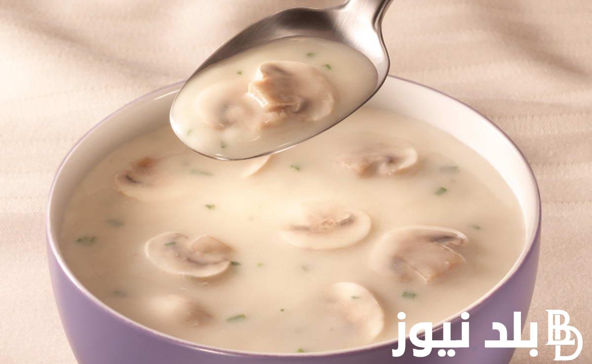 ” بابسط المكونات” طريقة عمل شوربة الفطر بالكريمة وبدون كريمة مثل اشهر المطاعم باسهل الطرق