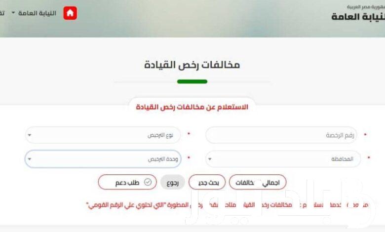 استعلام عن المخالفات عبر موقع النيابة العامة ppo.gov.eg بالخطوات