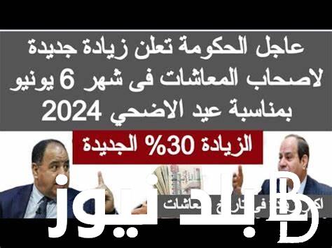 زيادة المعاشات يونيو 2024 تعرف علي .. جدول الزيادة الجديدة في المعاشات بقيمة 15 %