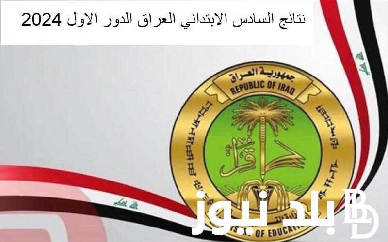 “Iraq Results” لينكـ نتائج السادس الابتدائي العراق الدور الاول 2024 من خلال epedu.gov.iq