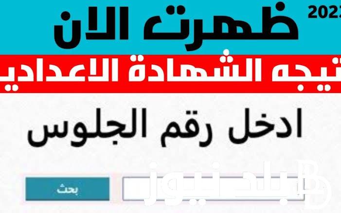 “بالاسم فقط” لينك نتيجة الشهادة الاعدادية الترم الثاني 2024 عبر موقع نتيجة نت وبوابة التعليم الأساسي