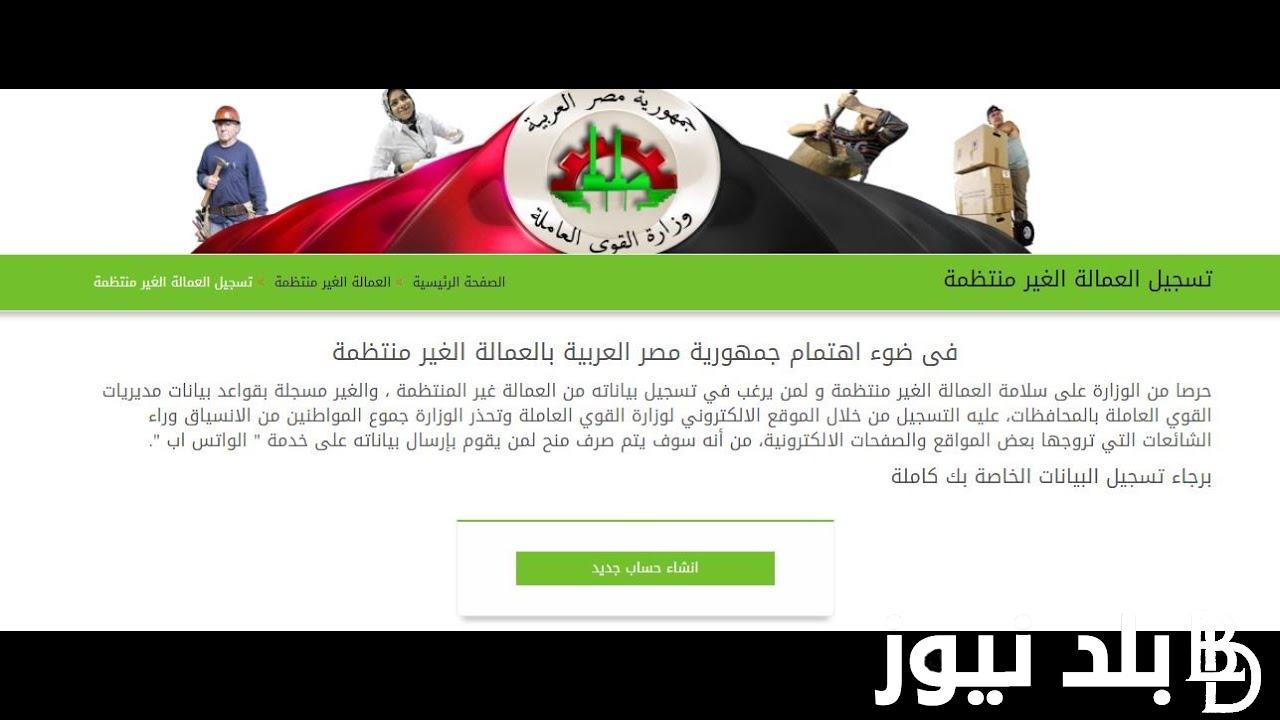“هتقبض 1500 ج” تسجيل العمالة الغير منتظمة 2024 بعد زيادتها بتوجيهات رئاسية