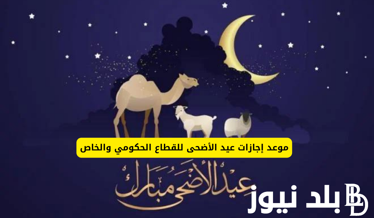 “هتنام براحتك” اجازة عيد الاضحى للقطاع العام ولجميع العملين بالوظائف الحكومية في جميع محافظات مصر