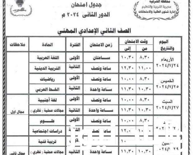 “الآن” موعد امتحانات الدور الثاني 2024 لجميع صفوف النقل تبعا لبيان المديريات التعليمية على مستوى الجمهورية
