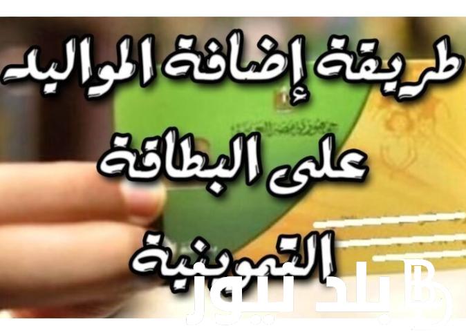 استعلم من هنا.. رابط اضافة المواليد على بطاقة التموين 2024 وشروط اضافة المواليد