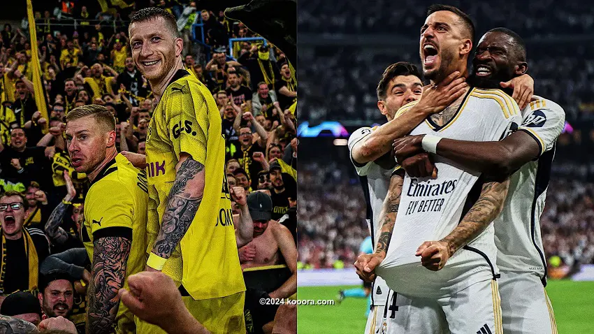 “أول بأول” موعد مباراة ريال مدريد وبوروسيا دورتموند في المباراة النهائية من بطولة دوري أبطال أوروبا