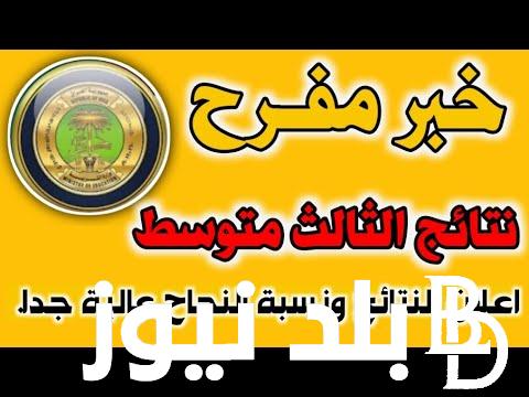 “متاح الآن” رابط اعلان نتائج الثالث متوسط 2024 الدور الأول عبر epedu.gov.iq