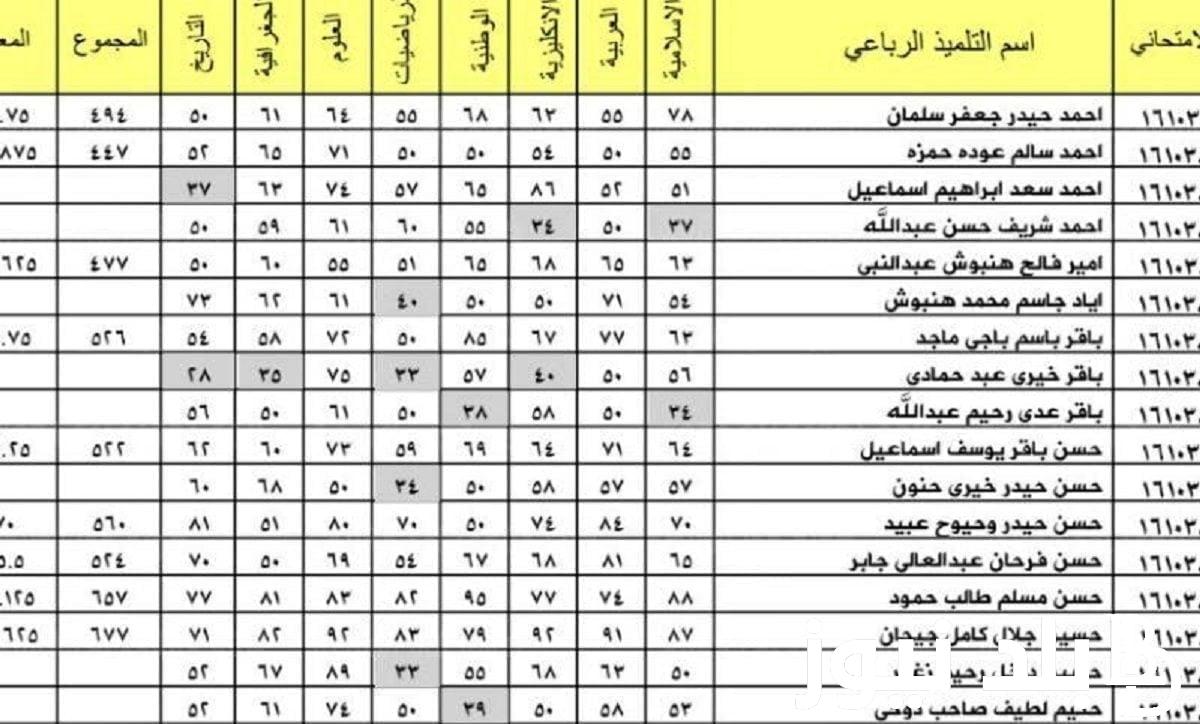 بالاسم “استعلم من هنا” نتائج الثالث متوسط في العراق 2024 عبر الموقع الرسمي لوزارة التربية العراقية ونتائجنا