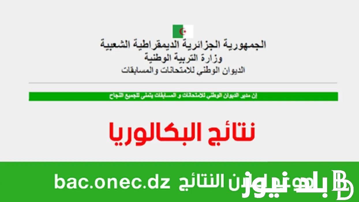 bac onec dz كشوف النقاط 2024 لاستخراج نتائج البكالوريا بالجزائر عبر موقع الديوان الوطني للامتحانات والمسابقات