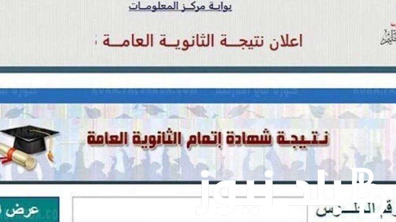 مباشر الان.. رابط نتيجة الثانوية العامة 2024 بالاسم ورقم الجلوس من خلال موقع وزارة التربية