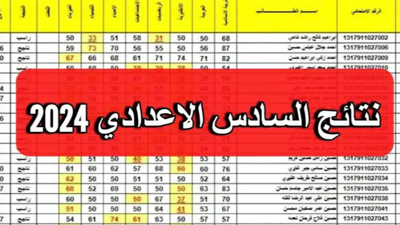 صَدرت الآن: النتائج سادس اعدادي العراق 2024 الدور الأول وخطوات الإستعلام عنها