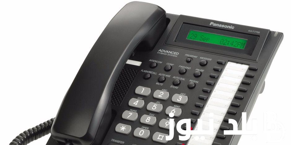 “الفاتورة تبدأ من 75ج” دفع فاتورة التليفون الارضي شهر يوليو 2024 ورابط الاستعلام وأسعار باقات الانترنت