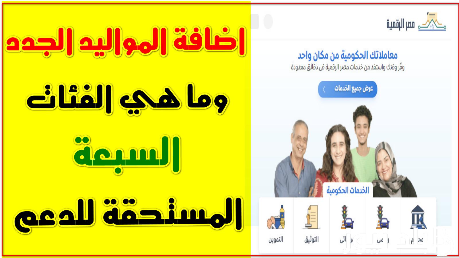 “بالأوراق والشروط” إضافة مواليد وزارة التموين 2024 من خلال بوابة مصر الرقمية