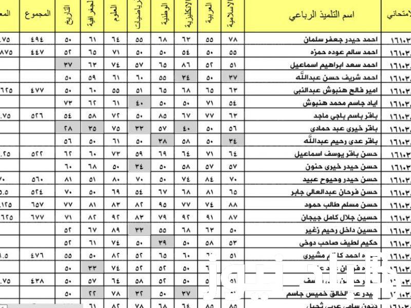 الان نتائج السادس الاعدادي 2024 دور اول من موقع وزارة التربية والتعليم العراقية برابط شغال