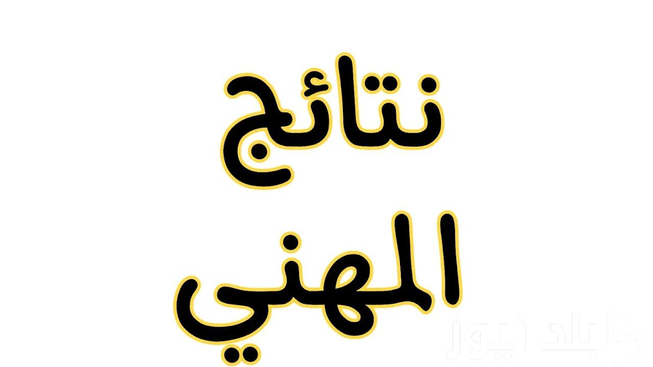 من هُنا.. نتائج المهني كاملة جميع الفروع الدور الاول 2024 وخطوات الاستعلام عن نتائج المهنى