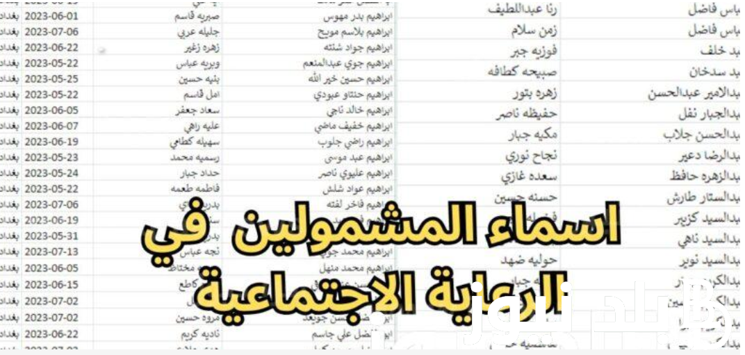 رسميا.. الاستعلام عن اسماء المشمولين بالرعاية الاجتماعية الوجبة الأخيرة عبر منصة مظلتي الرسمية