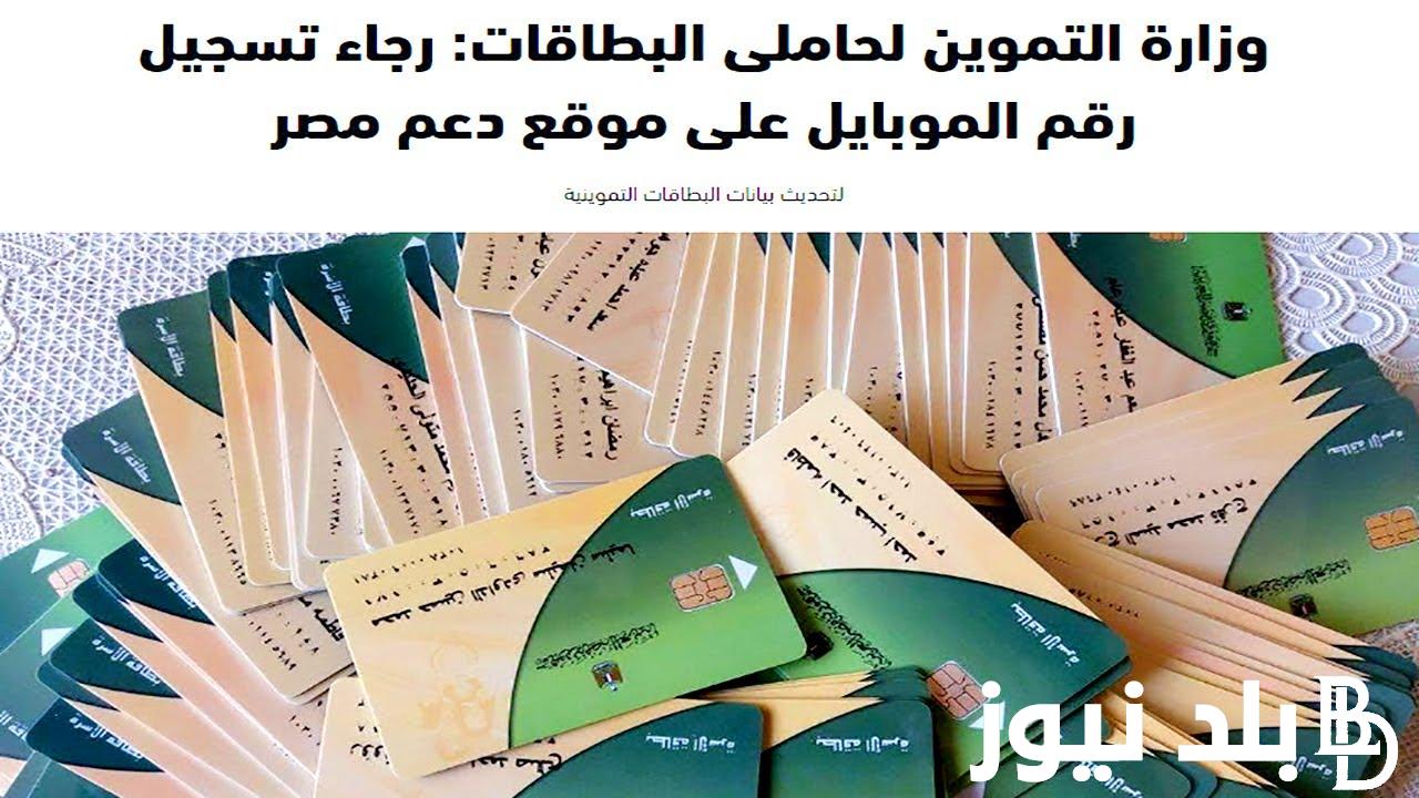 إضافة مواليد وزارة التموين 2024 عبر منصة مصر الرقيمة وأهم الشروط وفقا لما كشفته وزارة التموين المصرية