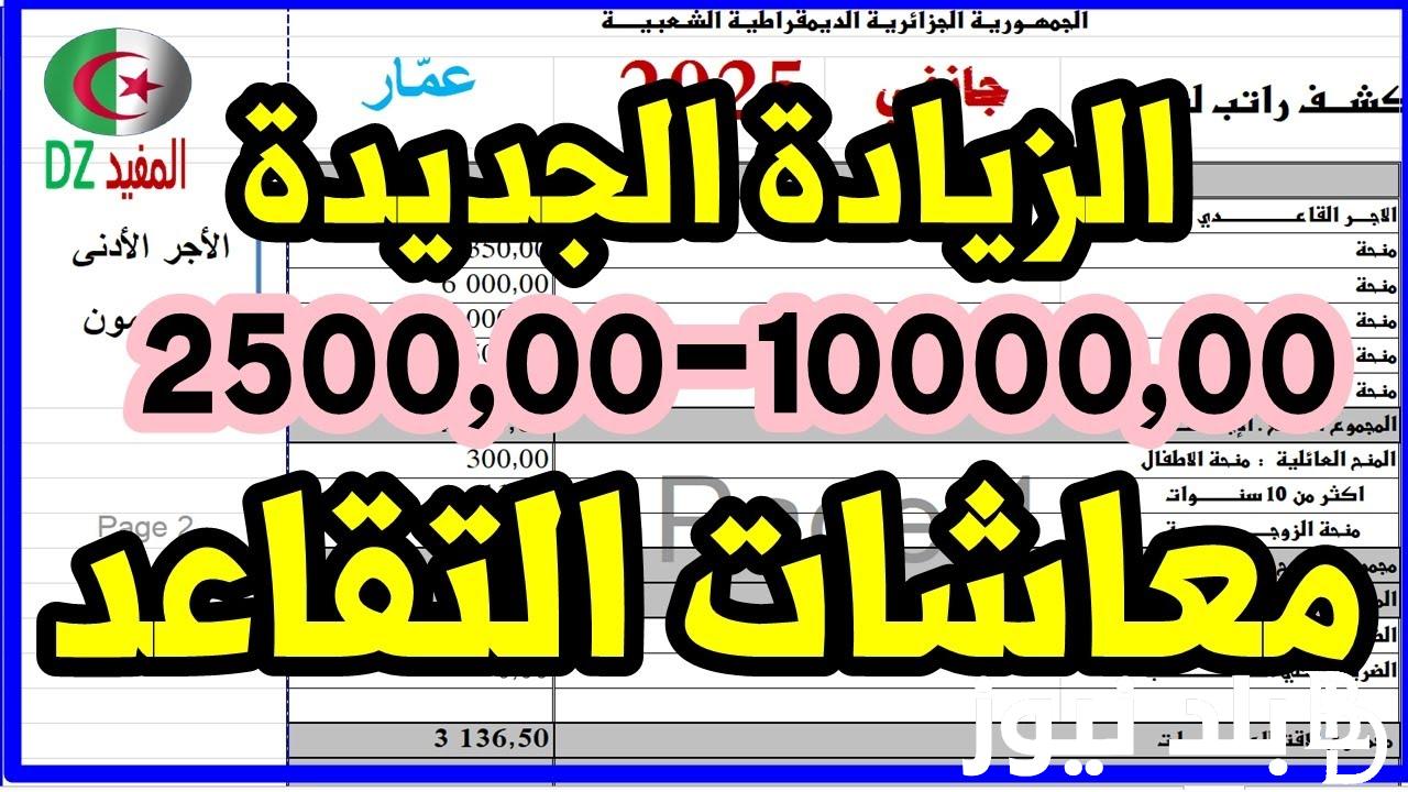 كم زيادة أجور المتقاعدين في الجزائر 2024؟ والاستعلام عن نسبة الزيادة في الاجور