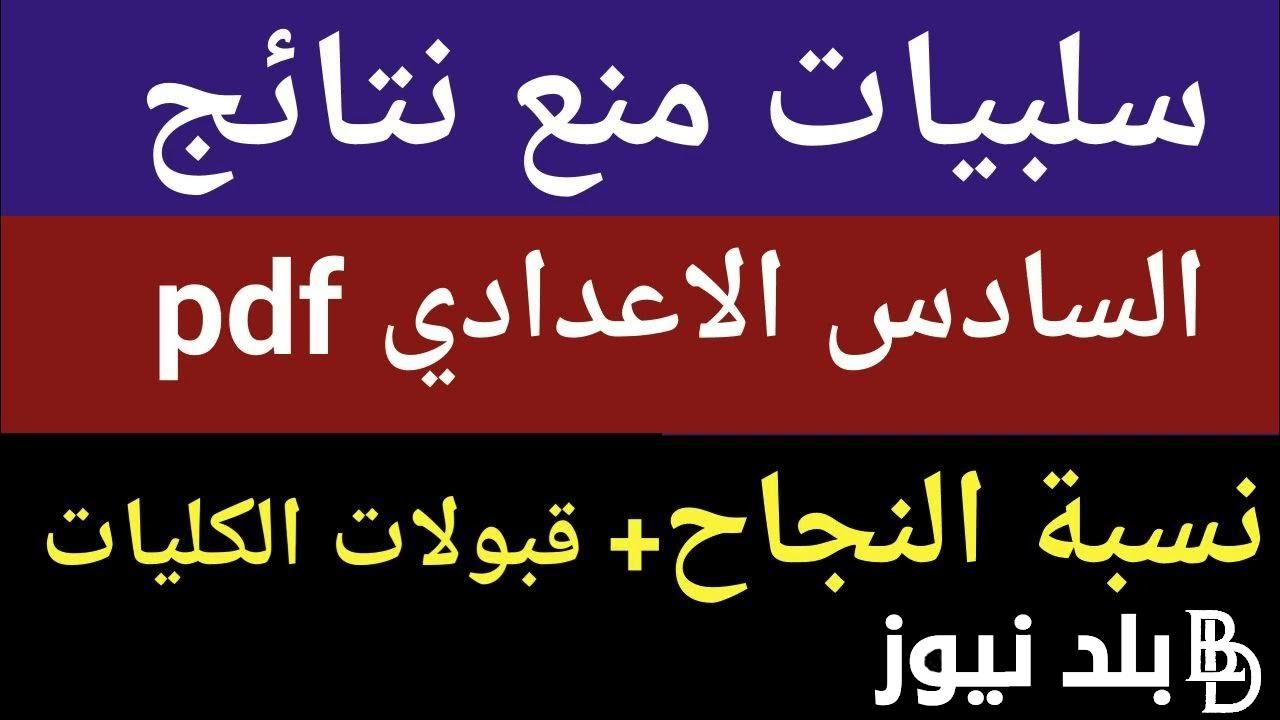 “احصل عليها بالدرجات” نتائج السادس اعدادي pdf دور اول بالرقم الامتحاني عبر موقع وزارة التربية العراقية epedu.gov.iq