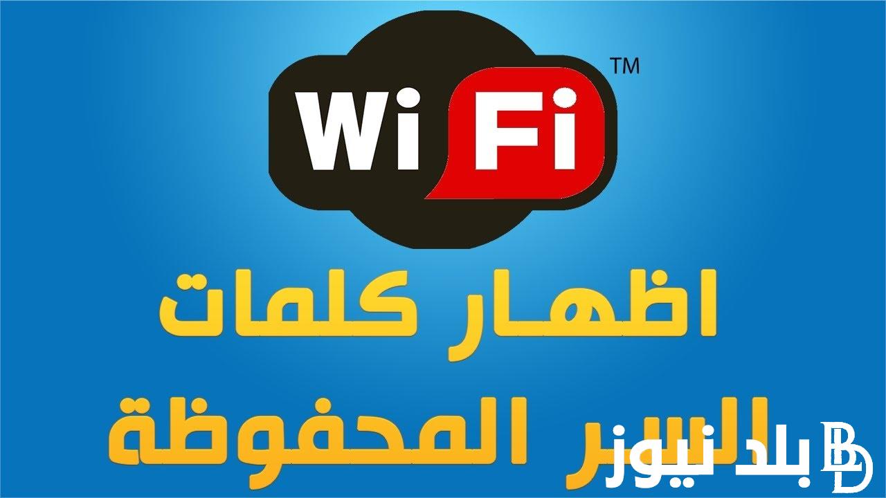 طريقة كشف كلمة السر wifi بطريقة سهلة جدا وبرامج معرفة الباسورد