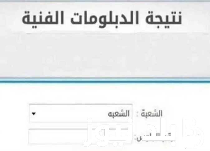 اعرف نتيجتك.. نتيجة الدبلومات الفنيه 2024 برقم الجلوس وخطوات الاستعلام عنها عبر موقع وزارة التربية والتعليم الفني