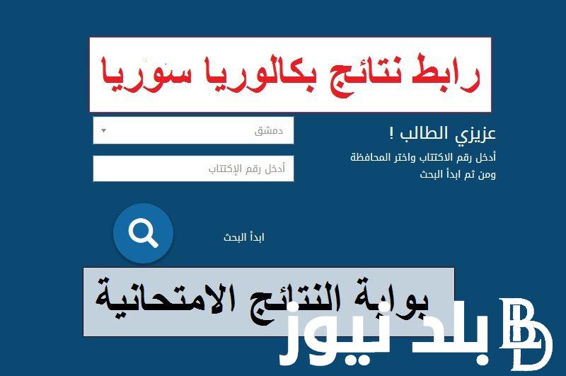 مُباشر الآن نتائج التاسع حسب الاسم والكنية 2024 ورابط الاستعلام عبر www.moed.gov.sy بجميع المحافظات