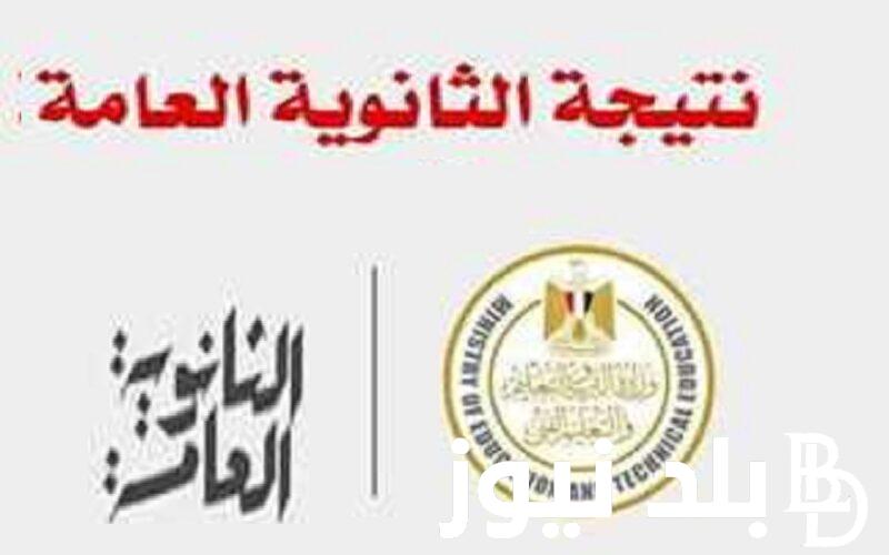 رابط moe.gov.eg للكشف عن نتيجة الثانوية العامة 20224 دور اول من موقع وارة التربية والتعليم