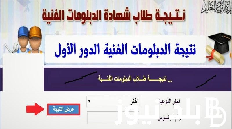 نتيجة الدبلومات الفنيه برقم الجلوس لجميع المحافظات ورابط الاستعلام عبر fany.emis.gov.eg