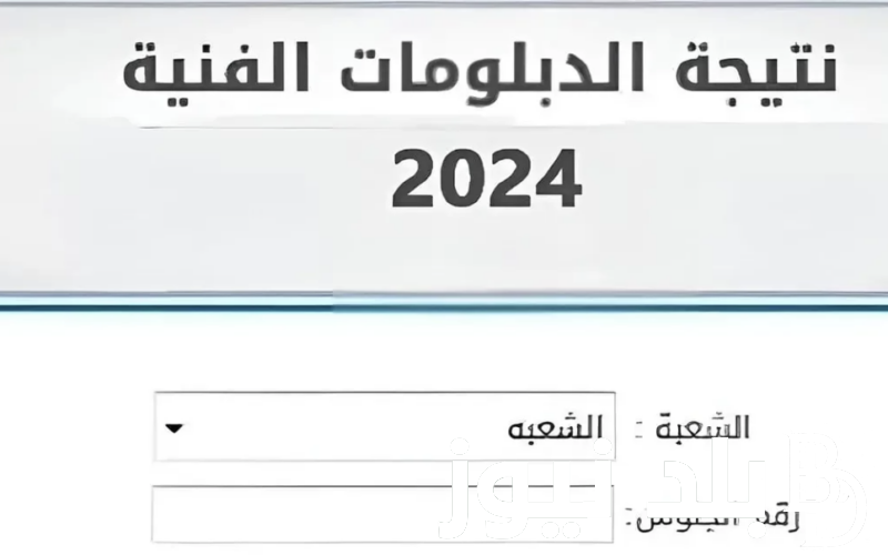 fany.emis.gov.eg رابط معرفة نتيجة الدبلومات الفنية 2024 دور اول من موقع بوابة التعليم الفني