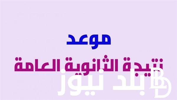 بالاسم نتيجة الصف الثالث الثانوي 2024 عبر موقع وزارة التربية والتعليم moe.gov.eg