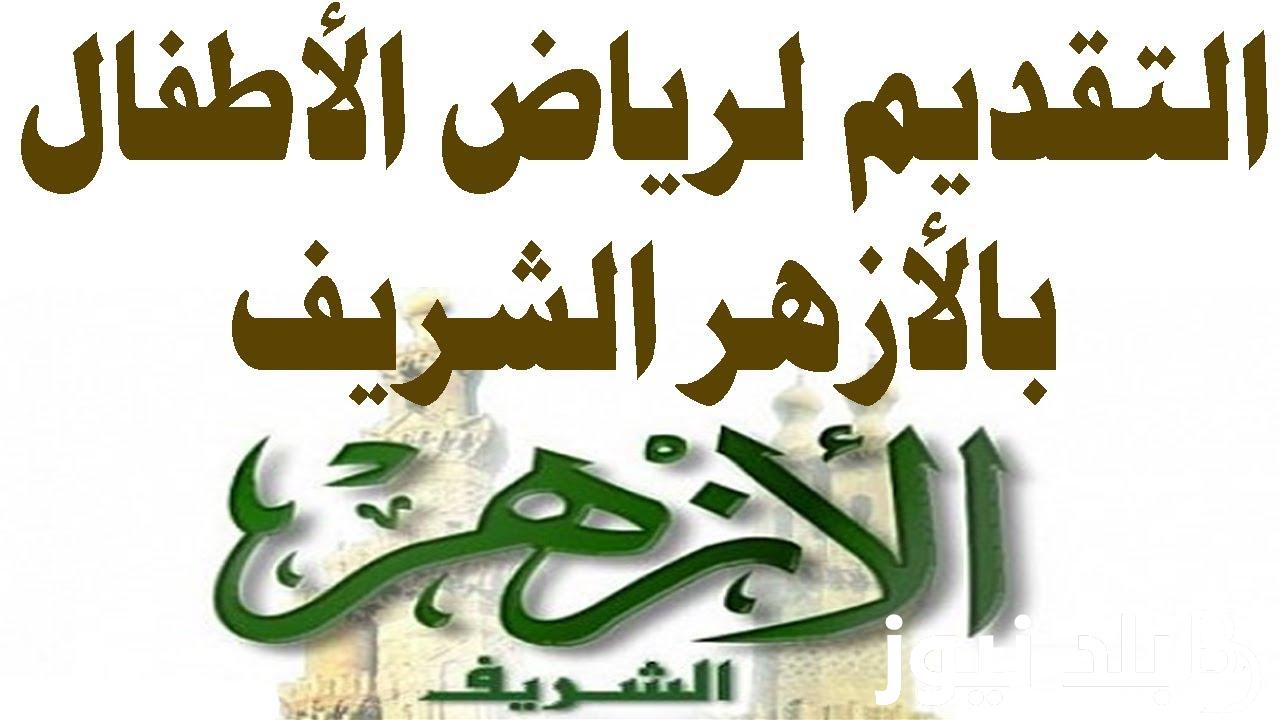 نتيجة تقديم رياض الاطفال الازهر.. والشروط والأوراق اللازمة للتقديم