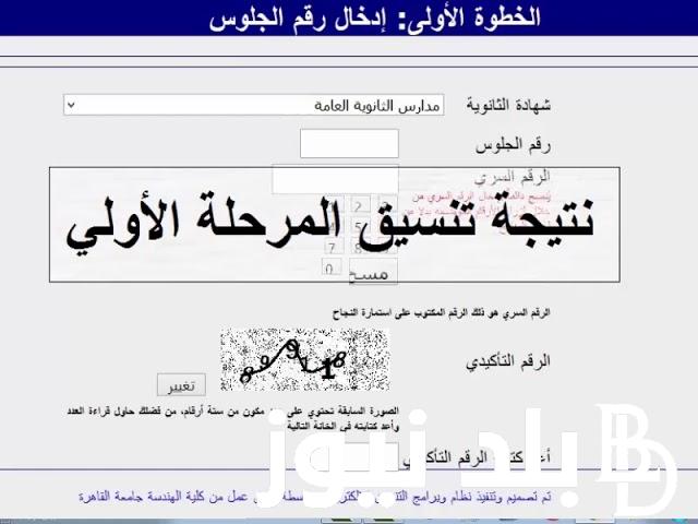 رسميا.. نتيجة تنسيق المرحلة الاولي 2024 علمي علوم للطلاب عبر موقع التنسيق الإلكتروني tansik.digital.gov.eg